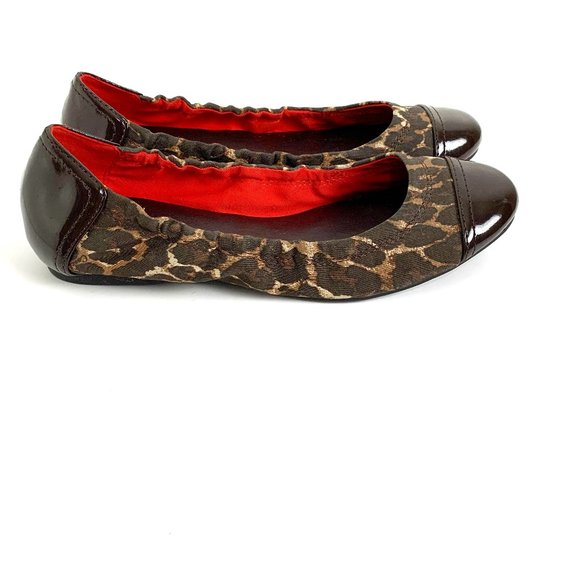 Coach Shoes - Coach Callie Leopard Print Ballet Flat